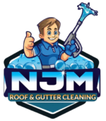 The official logo for NJM Roof & Gutter Cleaning