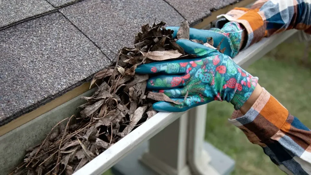 how to clean gutters