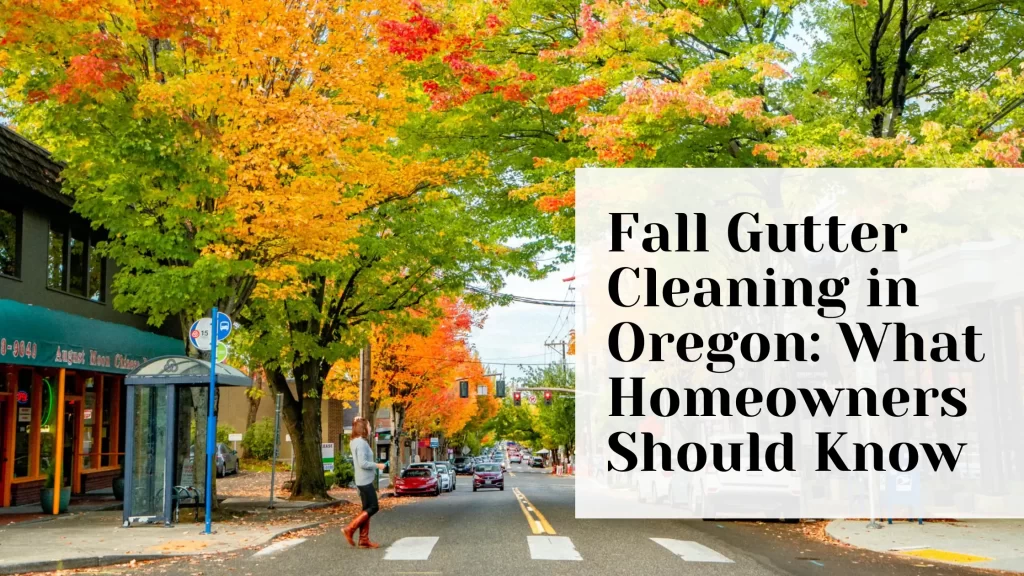fall gutter cleaning in Oregon