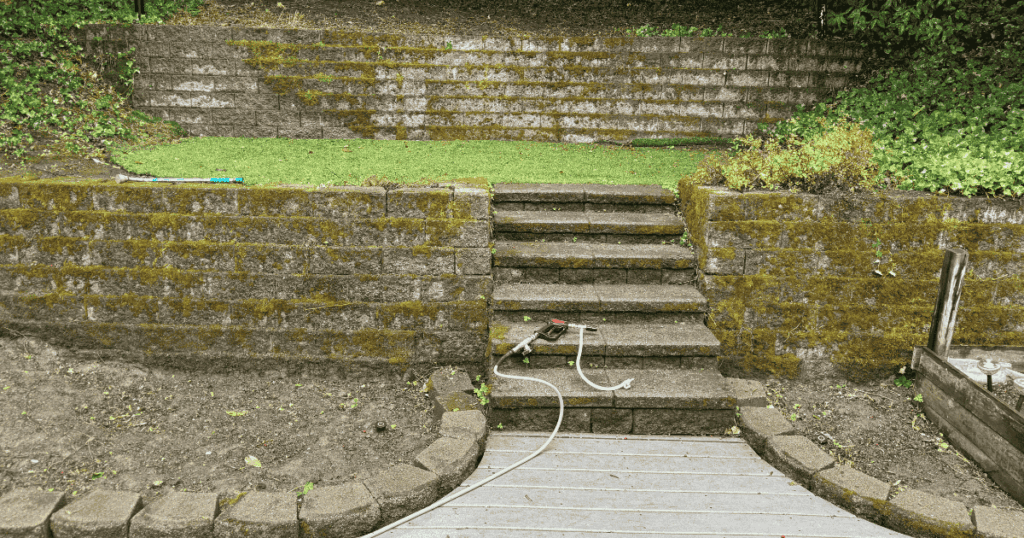CONCRETE CLEANING BEFORE